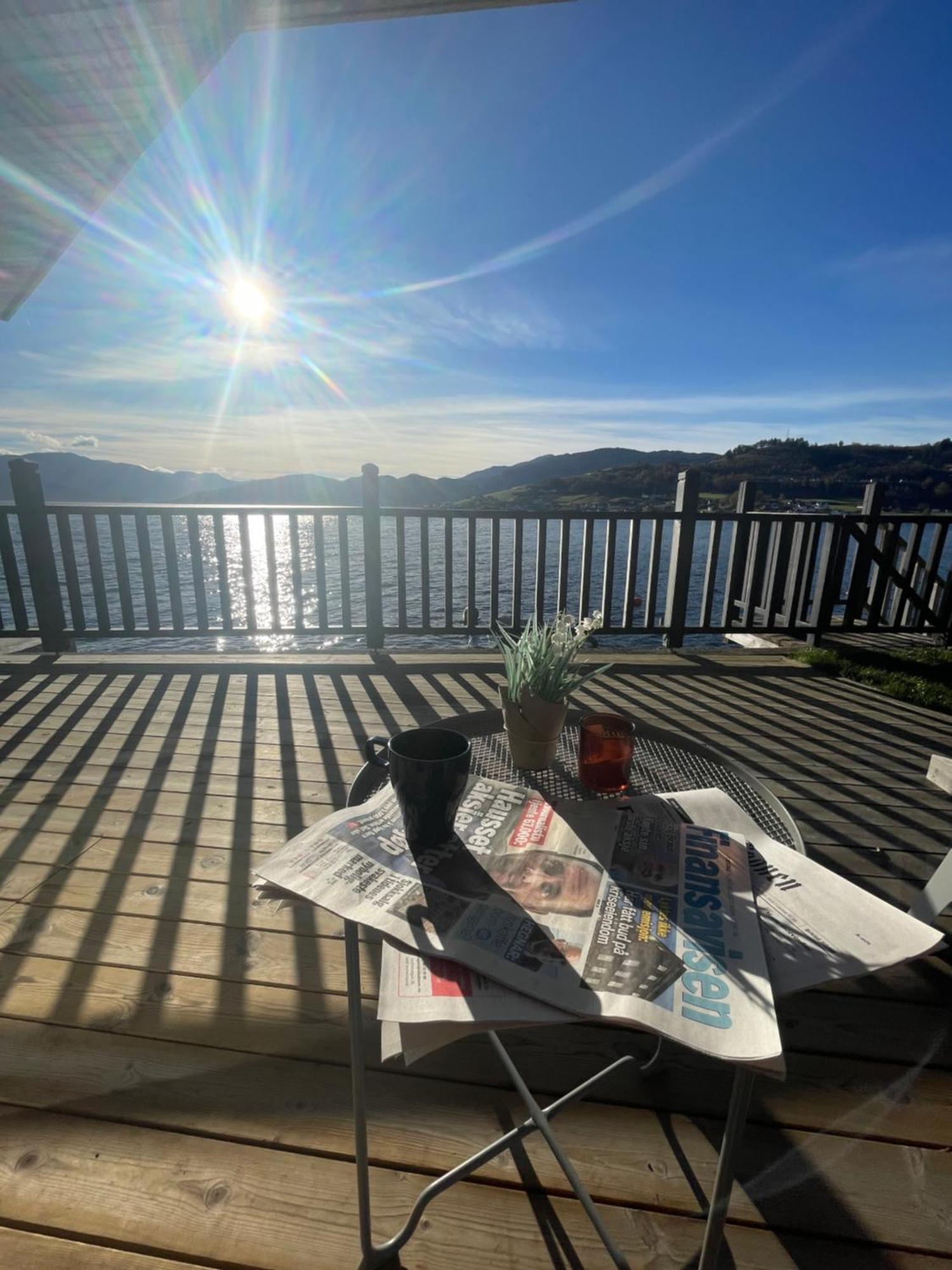 Panoramaresort In Hardangerfjorden Leilighet I Sjokanten Ved Hardangerfjorden For 7 Personer Boat , Sauna,Kajak, Sup For Rent Oystese Exterior photo